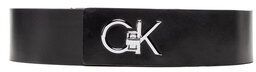 Calvin Klein Dámsky opasok Re-Lock High Waist Belt 50Mm K60K609647 Čierna