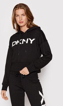 DKNY Sport Mikina DP1T8642 Čierna Regular Fit