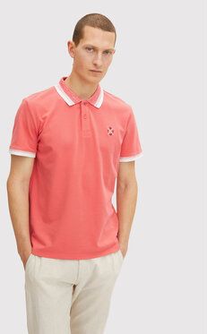 Tom Tailor Polokošeľa 1031604 Oranžová Regular Fit