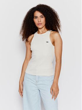 Lee Top Ribbed L44QUXNQ Béžová Regular Fit