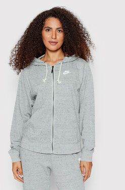 Nike Mikina Sportswear Gym Vintage DM6386 Sivá Relaxed Fit
