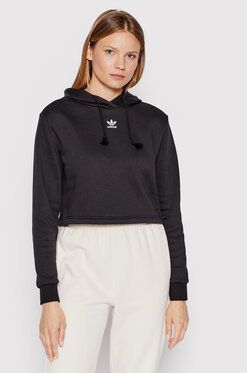 adidas Mikina adicolor Essentials HM1829 Čierna Relaxed Fit