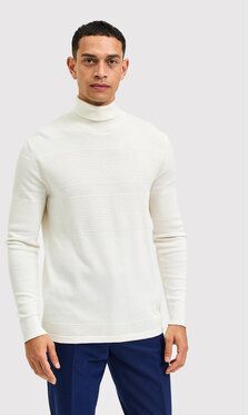 Selected Homme Rolák Maine 16084077 Biela Regular Fit