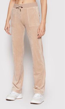 Juicy Couture Teplákové nohavice Del Ray JCAP180 Béžová Regular Fit