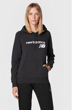 New Balance Mikina Classic Core Fleece WT03810 Čierna Relaxed Fit