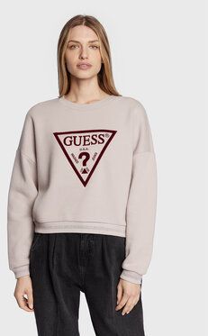 Guess Mikina Roxi W2BQ07 K9Z21 Fialová Relaxed Fit