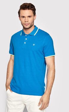 Jack&Jones PREMIUM Polokošeľa Win 12169064 Modrá Regular Fit