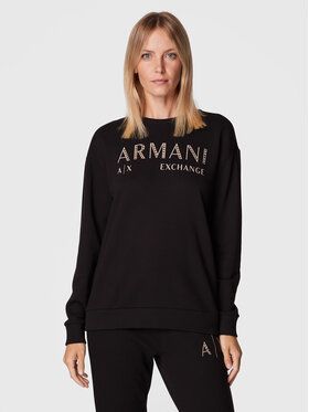 Armani Exchange Mikina 6LYM78 YJ5TZ 1200 Čierna Regular Fit