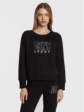 DKNY Sport Mikina DP2T9071 Čierna Regular Fit