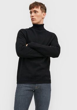 Jack&Jones Rolák Hill 12210931 Čierna Regular Fit