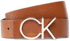 Calvin Klein Dámsky opasok Re-Lock Ck Rev Belt 30mm K60K610156 Hnedá