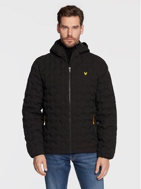 Lyle & Scott Vatovaná bunda The Glen JK1770SP Čierna Regular Fit