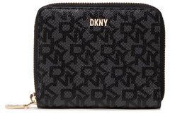DKNY Veľká dámska peňaženka Bryant Sm Zip Aroun R831J656 Čierna