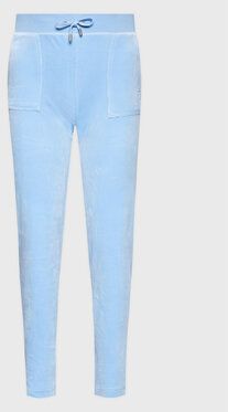 Juicy Couture Teplákové nohavice Del Ray JCAP180 Modrá Straight Fit