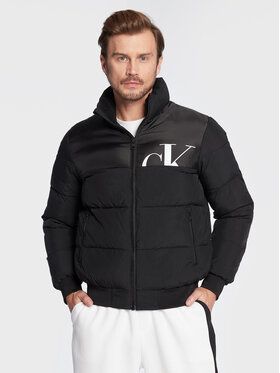 Calvin Klein Jeans Vatovaná bunda J30J321973 Čierna Regular Fit