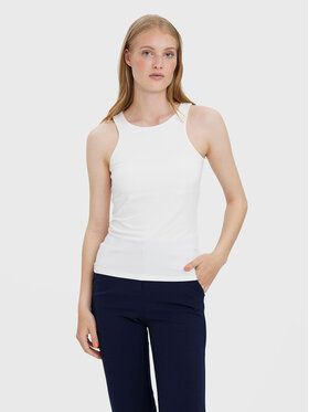 Vero Moda Top Bianca 10279787 Biela Slim Fit