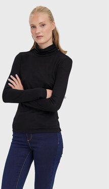 Vero Moda Rolák Mella 10271620 Čierna Regular Fit