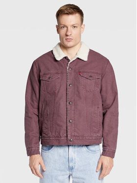 Levi's® Džínsová bunda Type III Sherpa Trucker 16365-0185 Fialová Regular Fit