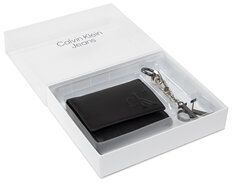Calvin Klein Jeans Darčekový set Trifold + Hardware Keyfob K60K610150 Čierna