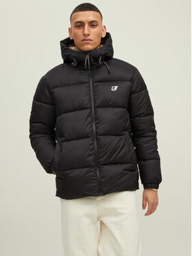 Jack&Jones Vatovaná bunda Jorslope 12215147 Čierna Regular Fit