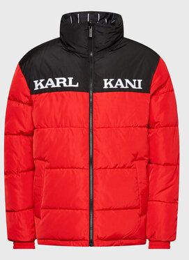 Karl Kani Vatovaná bunda Retro Block 6076823 Červená Regular Fit