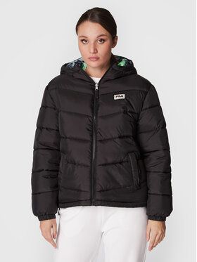 Fila Vatovaná bunda Titisee FAW0243 Čierna Oversize