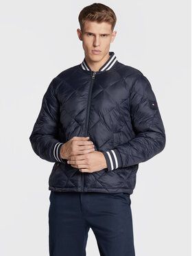 Tommy Hilfiger Bundy bomber Reversible Varsity MW0MW27587 Tmavomodrá Regular Fit