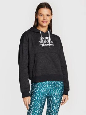 Under Armour Mikina Essential Fleece Script 1374107 Sivá Regular Fit