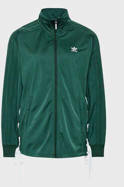 adidas Mikina Always Original Laced HK5073 Zelená Relaxed Fit