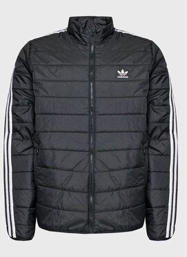 adidas Vatovaná bunda Stand Collar HL9212 Čierna Regular Fit