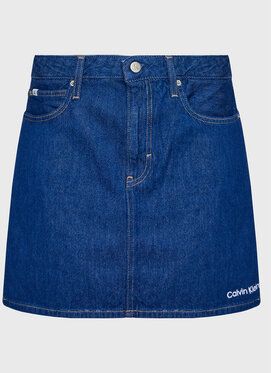 Calvin Klein Jeans Džínsová sukňa J20J220243 Modrá Regular Fit