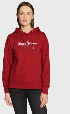 Pepe Jeans Mikina Calista PL581190 Červená Regular Fit