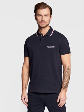 Tommy Hilfiger Polokošeľa Brand Love Logo MW0MW29525 Tmavomodrá Regular Fit