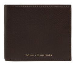 Tommy Hilfiger Veľká pánska peňaženka Th Premium Cc And Coin AM0AM10607 Hnedá