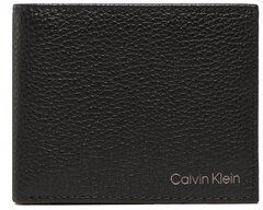 Calvin Klein Veľká pánska peňaženka Warmth Bifold 6cc W/Bill K50K509994 Čierna