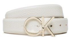 Calvin Klein Dámsky opasok Re-Lock Ck Logo Belt 30 Mm Pbl K60K610413 Biela
