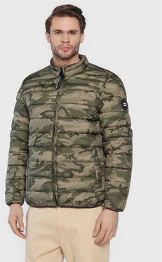 Pepe Jeans Vatovaná bunda Jack Camo PM402588 Zelená Regular Fit