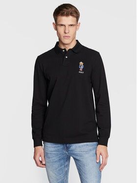 Polo Ralph Lauren Polokošeľa 710853322004 Čierna Slim Fit