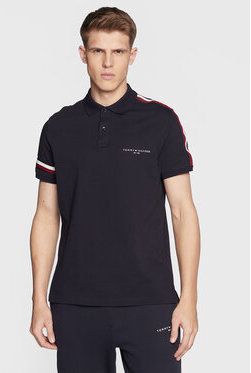 Tommy Hilfiger Polokošeľa Global MW0MW29534 Tmavomodrá Regular Fit