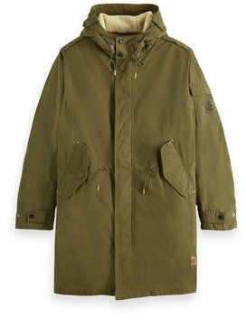 Scotch & Soda Parka 169113 Zelená Regular Fit