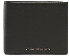 Tommy Hilfiger Veľká pánska peňaženka Th Premium Cc Flap And Coin AM0AM10608 Čierna
