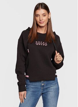 Guess Mikina Amalia W3RQ07 K9Z21 Čierna Relaxed Fit