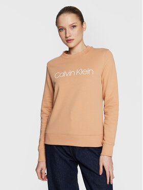 Calvin Klein Mikina Core Logo K20K202157 Béžová Regular Fit