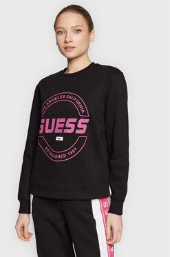 Guess Mikina Adrianna V3RQ01 KBGQ2 Čierna Regular Fit