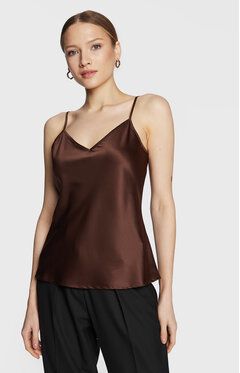 Marella Top Rolf 31660129 Hnedá Regular Fit