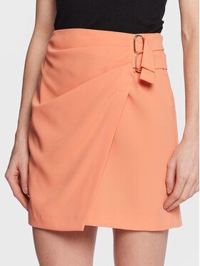 Silvian Heach Mini sukňa GPP23356MG Oranžová Regular Fit