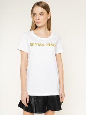 Silvian Heach Tričko Sivingo PGP20675TS Biela Regular Fit