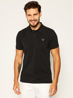 Gant Polokošeľa 2201 Čierna Regular Fit