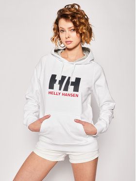 Helly Hansen Mikina Logo 33978 Biela Regular Fit