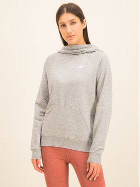 Nike Mikina Essential BV4116 Sivá Regular Fit